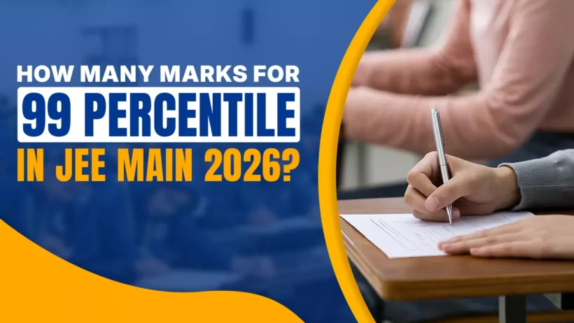 How many marks are required for 99 percentile in JEE Main 2026